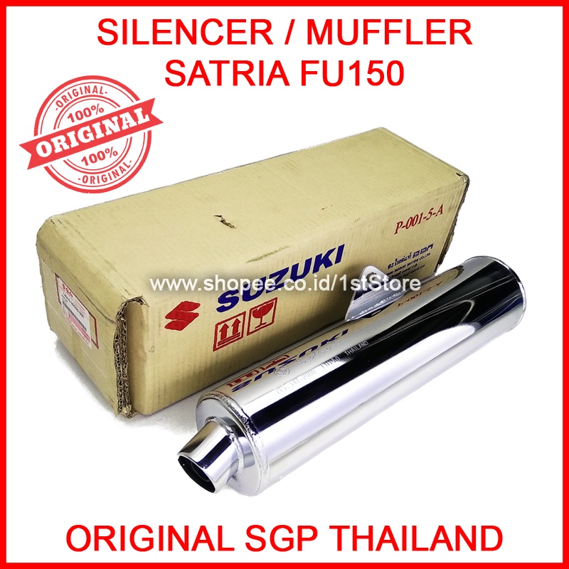 SILENCER KNALPOT SATRIA FU OLD ORIGINAL SUZUKI THAILAND CBU ORI SGP MUFFLER SLENSER SLINCER FU150 F1