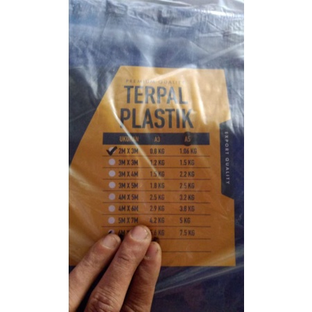 TERPAL PLASTIK TEBAL