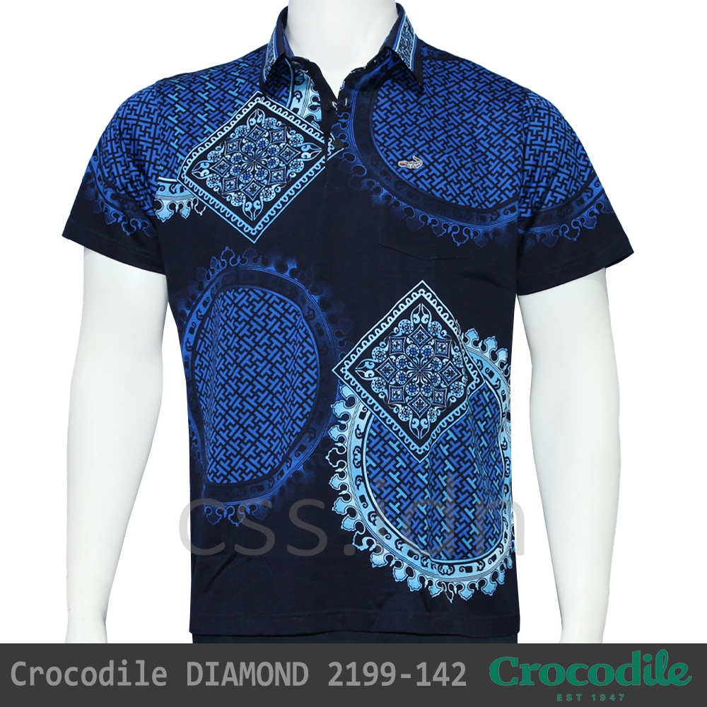 Kaos Kerah Kemeja Pria Crocodile Diamond 2199-142