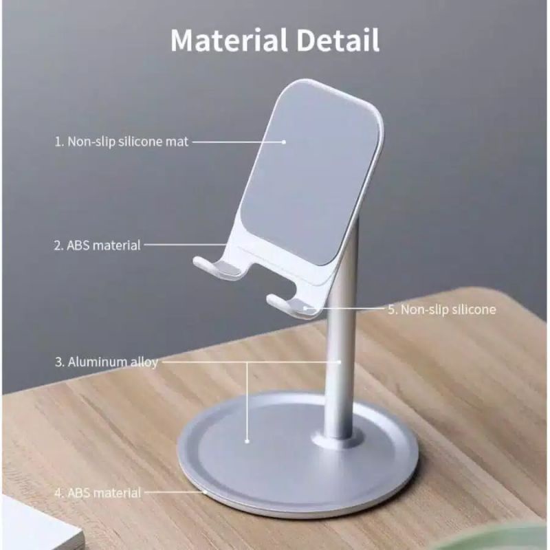 Liftable Foldable Phone Holder Stand HP di Meja Holder Desktop L305 / Gantungan HP