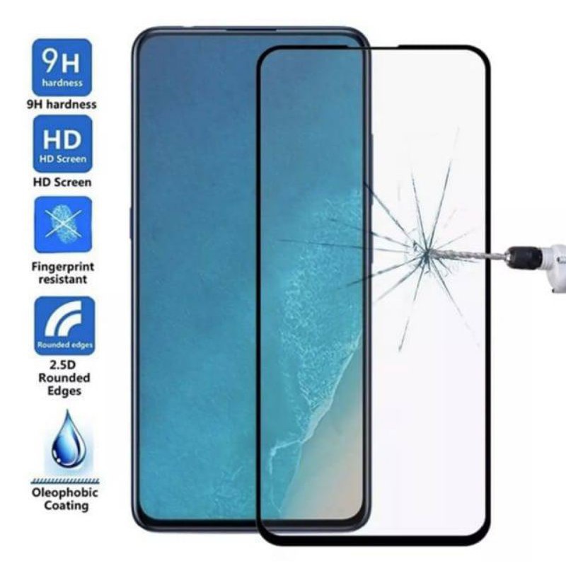 TEMPERED GLASS VIVO V19 FULL COVER KUALITAS PREMIUM QUALITY