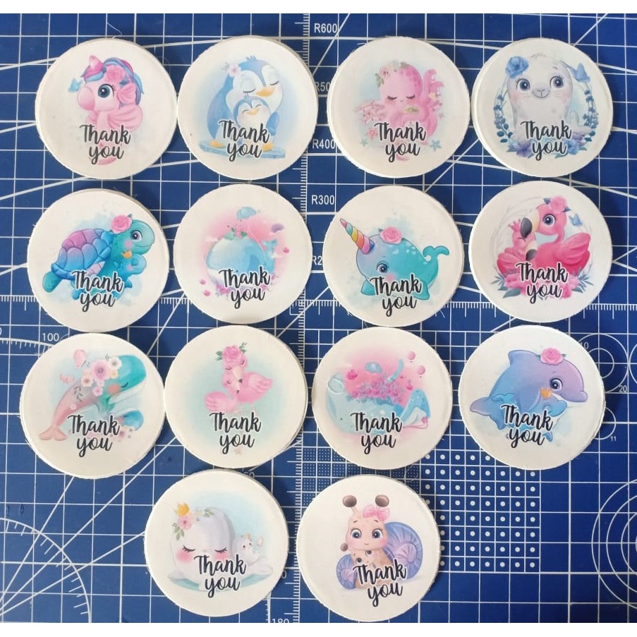 

Stiker Label Thank You "Sea Collection" untuk Segel Hiasan Cake, Makanan, Kue Kering