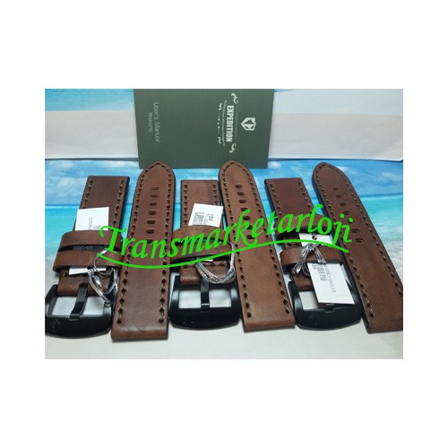 Tali Kulit Jam Tangan Pria Expedition Brown Original Murah