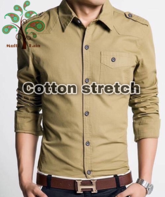 Multi kain katun cotton stretch spandex poplin stret kahatex lebar 1.6meter