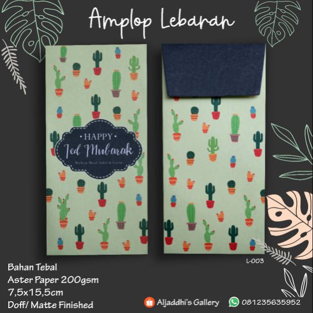 

Amplop Lebaran Berkualitas Premium Murah