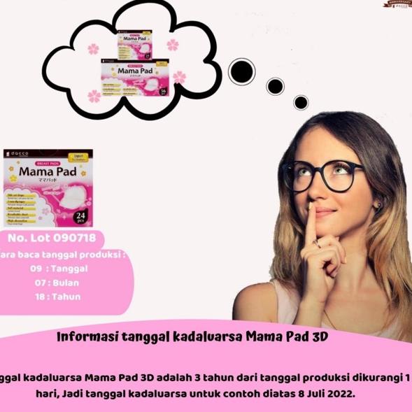 Pusat Belanja Dacco Mama Pad Breast Pad 56pcs /  Bantalan Penyerap ASI