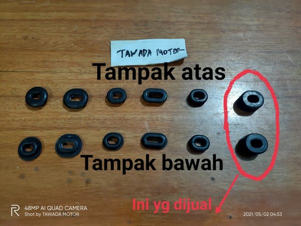 KARET BODI BODY GROMET OVAL BESAR TEBAL