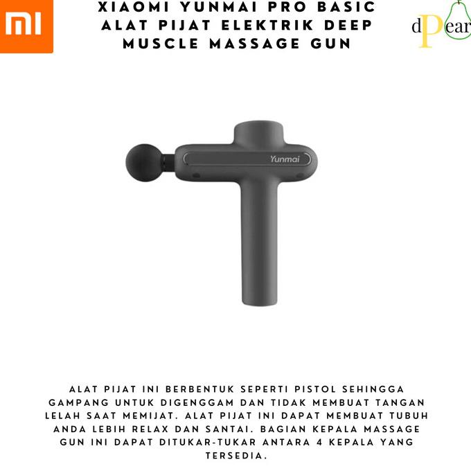 Xiaomi Yunmai Pro Electric Massage Gun Stimulator alat pijat elektrik