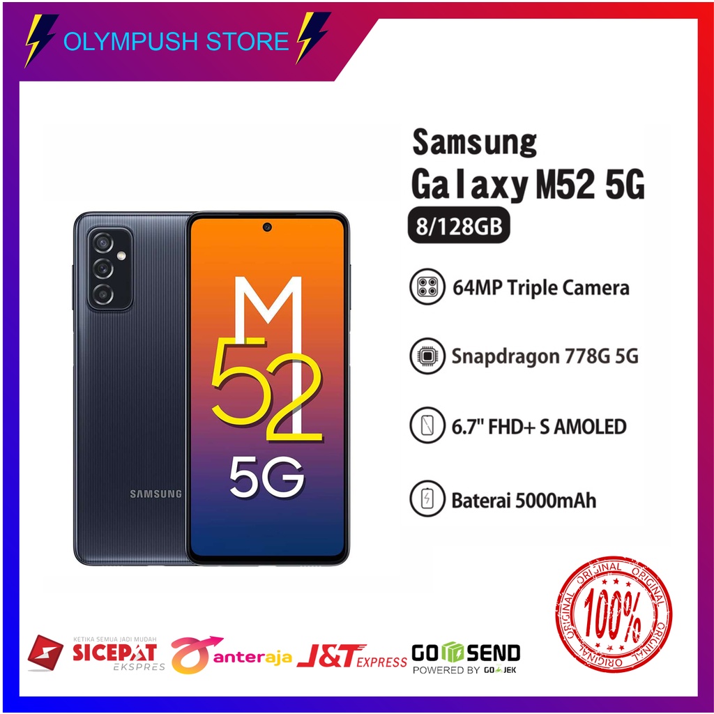 Samsung galaxy M52 5G 8/128gb