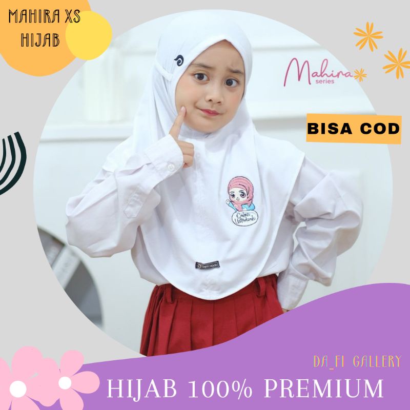 HIJAB DAFFI MAHIRA XS JILBAB SEKOLAH ANAK PAUD ANAK TK MURAH