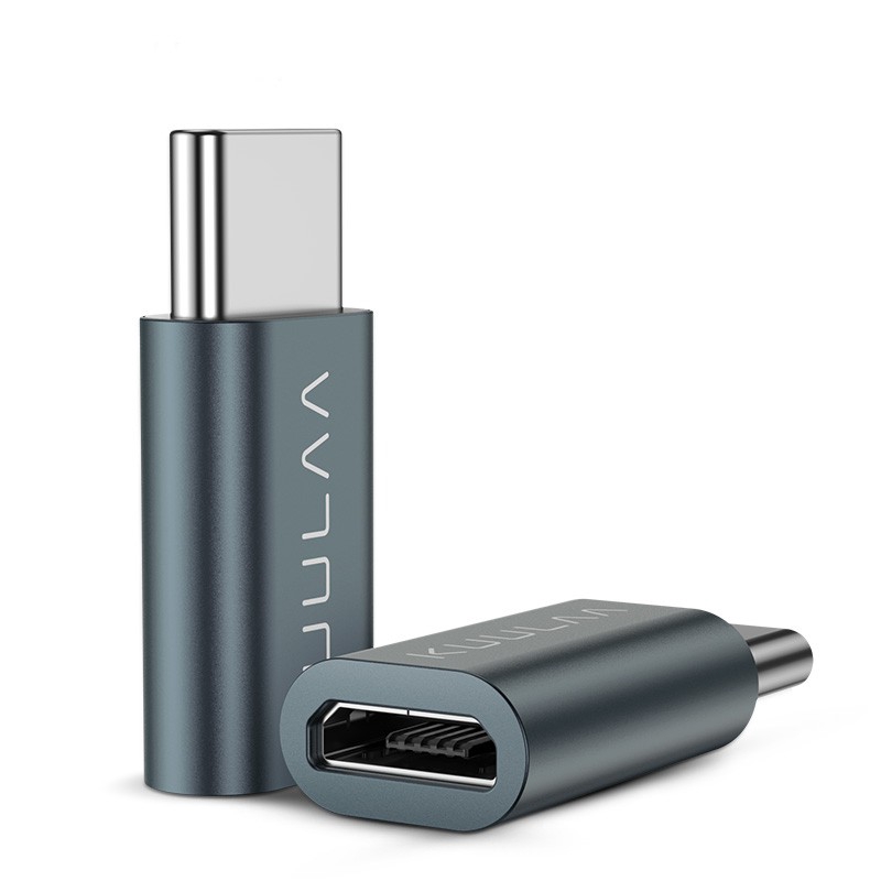 

KUULAA Konverter USB Tipe C ke Micro USB OTG untuk Macbook Pro Samsung Huawei Xiaomi