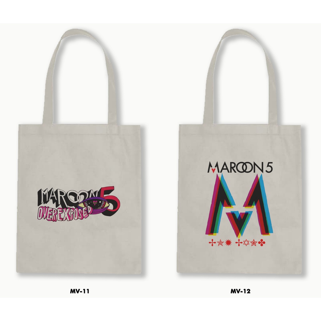 TOTE BAG BLACU - MAROON 5/MAROON FIVE 01