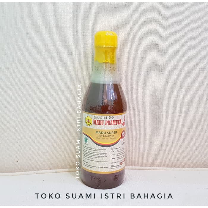 

Madu Asli Pramuka Super 350 Ml Madu +Tepung Sari+Bee Pollen+Sonokeling