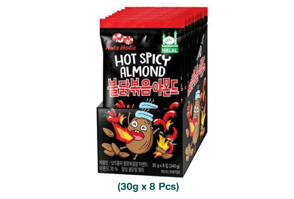 

NUTS HOLIC Hot Spicy Almond 1 PACK (isi 8 pcs) 30gr