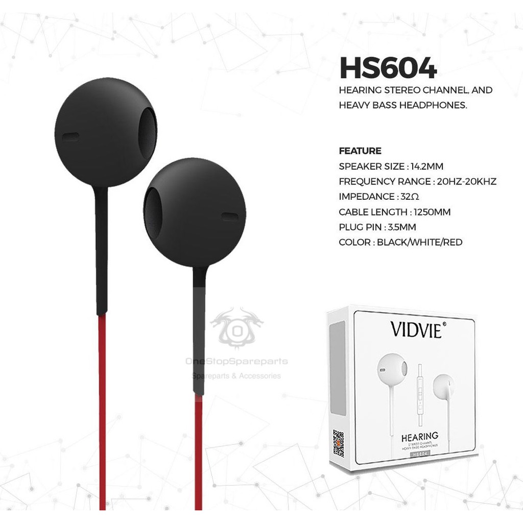Vidvie Headset- HS604