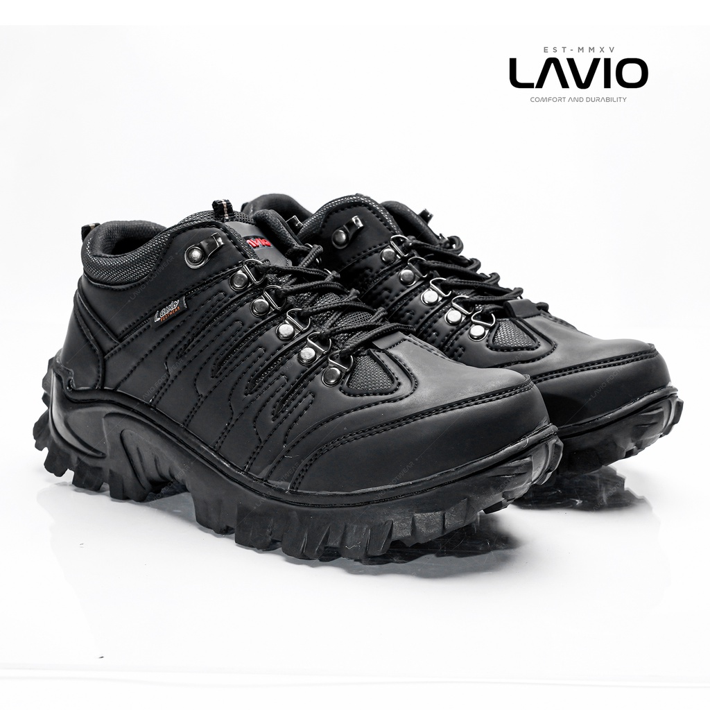 Sepatu Safety Pria Ujung Besi Berkualitas Original Lavio G22