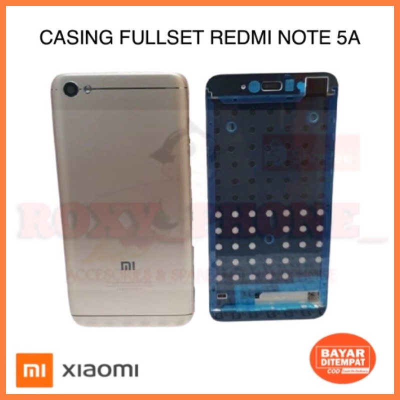 CASING KESING FULLSET FRAME TULANG LCD XIAOMI REDMI NOTE 5A ORIGINAL