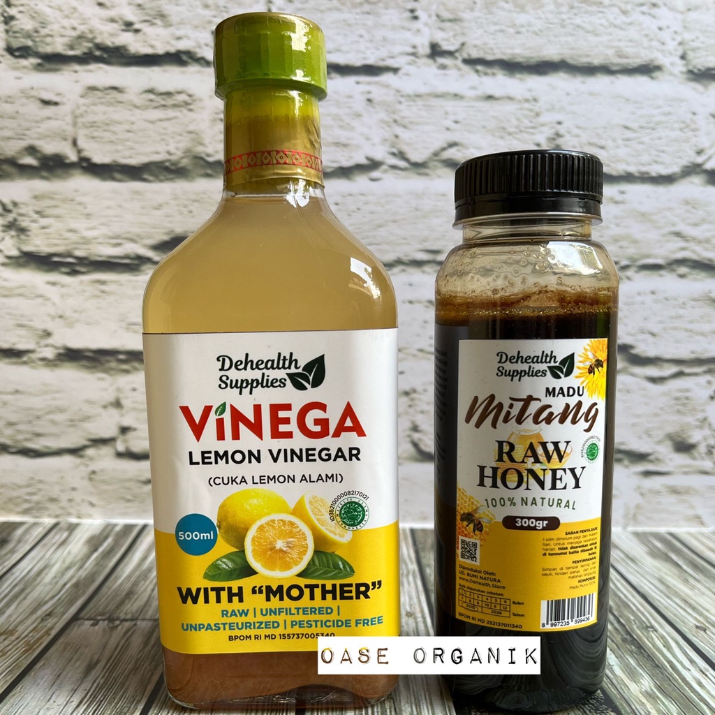 

Dehealth Supplies Paket Cuka Lemon & Madu Mitang