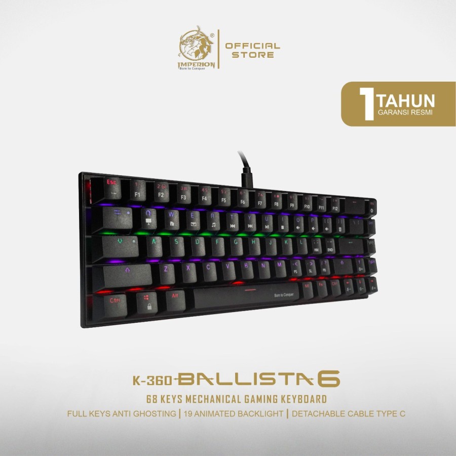 Keyboard Gaming Imperion Ballista 6 KG-360 Mechanical 60