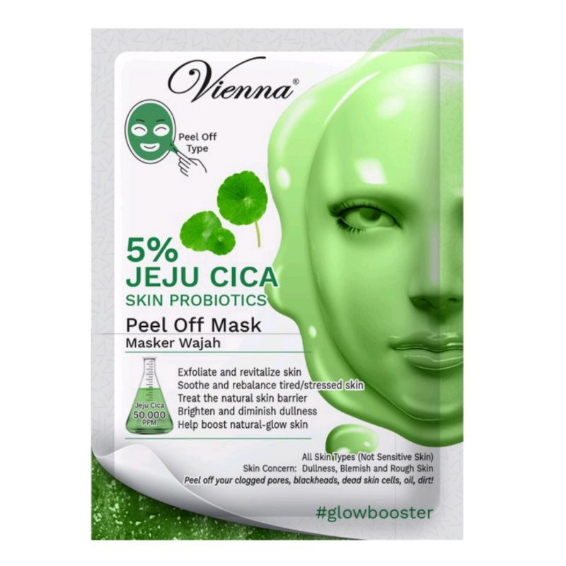 VIENNA SKIN PROBIOTICS PEEL OFF MASK JEJU CICA 15ML SACHET