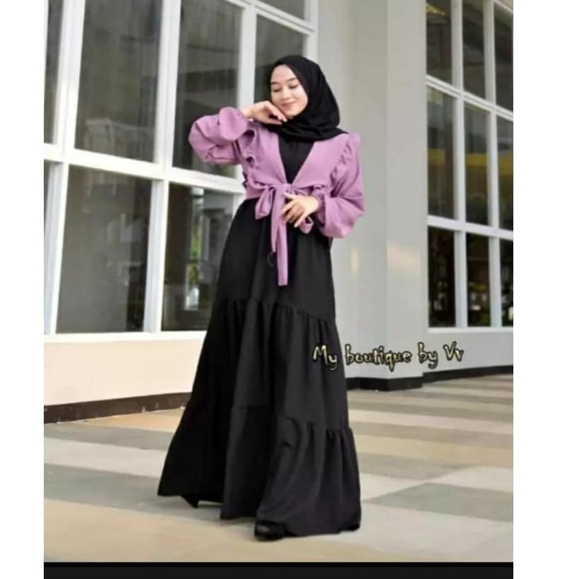 LOS.19Au22ᴰ • ambrosia set / ambrosia/ gamis/ gamis wanita / gamis dewasa / gamis masa kini / gamis 