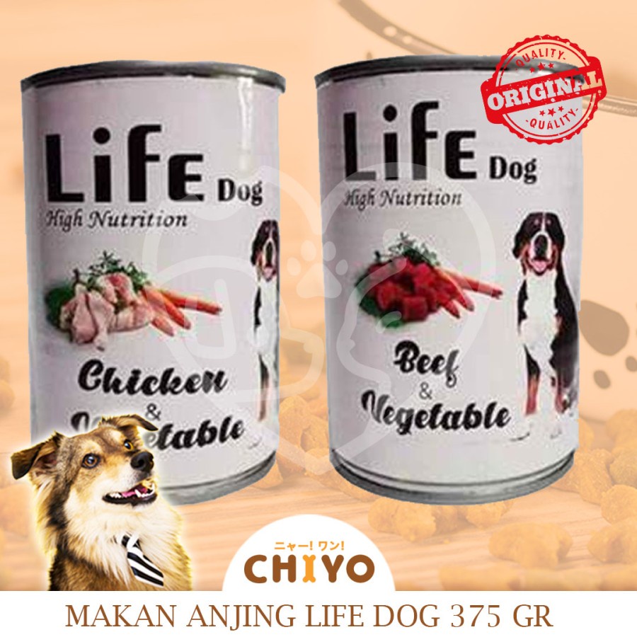 MAKANAN ANJING LIFE DOG KALENG [ DOG FOOD ]