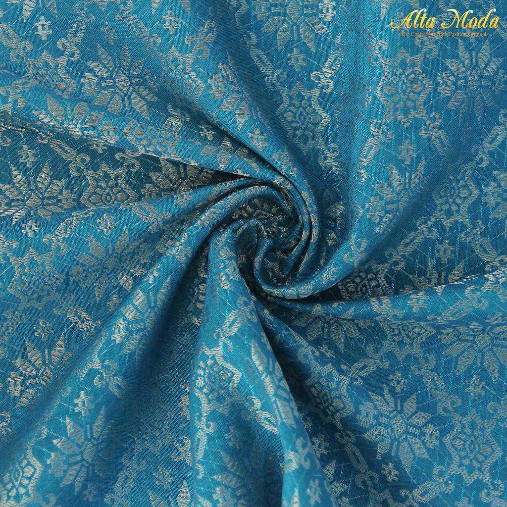 

Alta Moda Songket Motif Palembang Tosca Mix Benang Gold (1M)