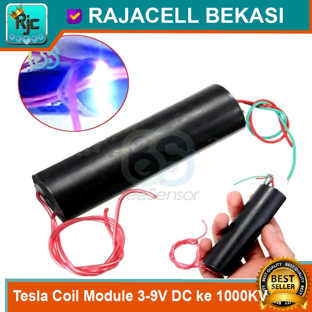 Tesla Coil Module Step Up 3-9V DC ke 1000KV High Voltage Generator