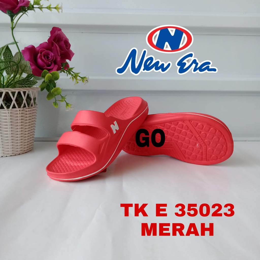 gof NEW ERA TK E 35023 Sandal Selop BAN DUA Anak Laki-laki Sendal Karet Anak Anti Slip Original