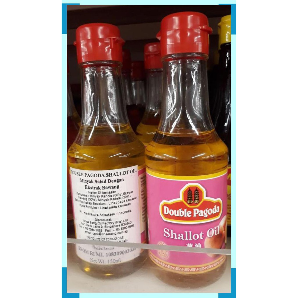 

Double Pagoda shallot oil 150 ml import from Singapore