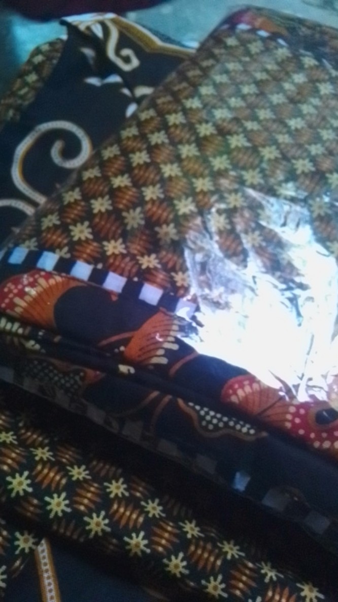 Gamis Batik Modern Murah Katun Halus Kombinasi Truntum, Ori Gamis Batik Pekalongan Big Size Jumbo