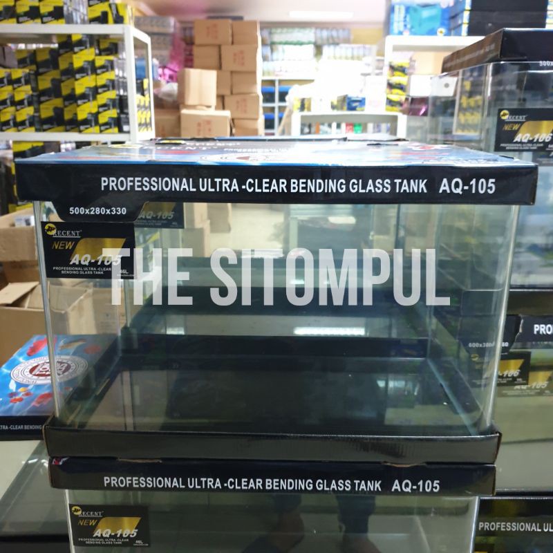 Aquarium Kaca Bending 46L