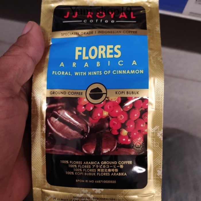 

kopi jj royal flores arabica bubuk 200gr