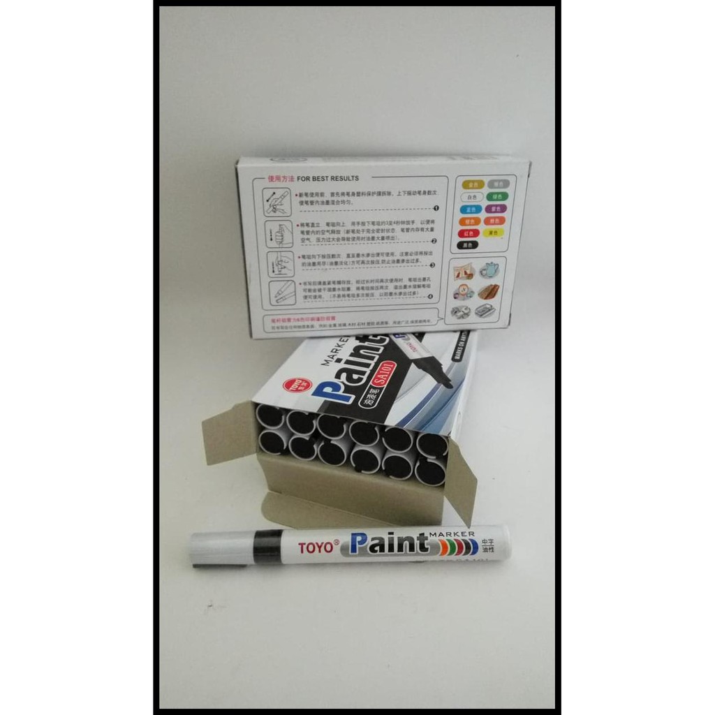 

Spidol Ban TOYO HITAM - Paint Marker Toyo Kualitas Terbaik OBRAL