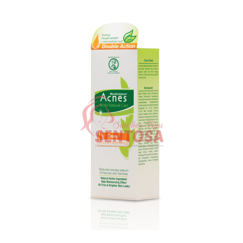 ACNES OIL CONTROL &amp; WHITENING CREAM 40GR