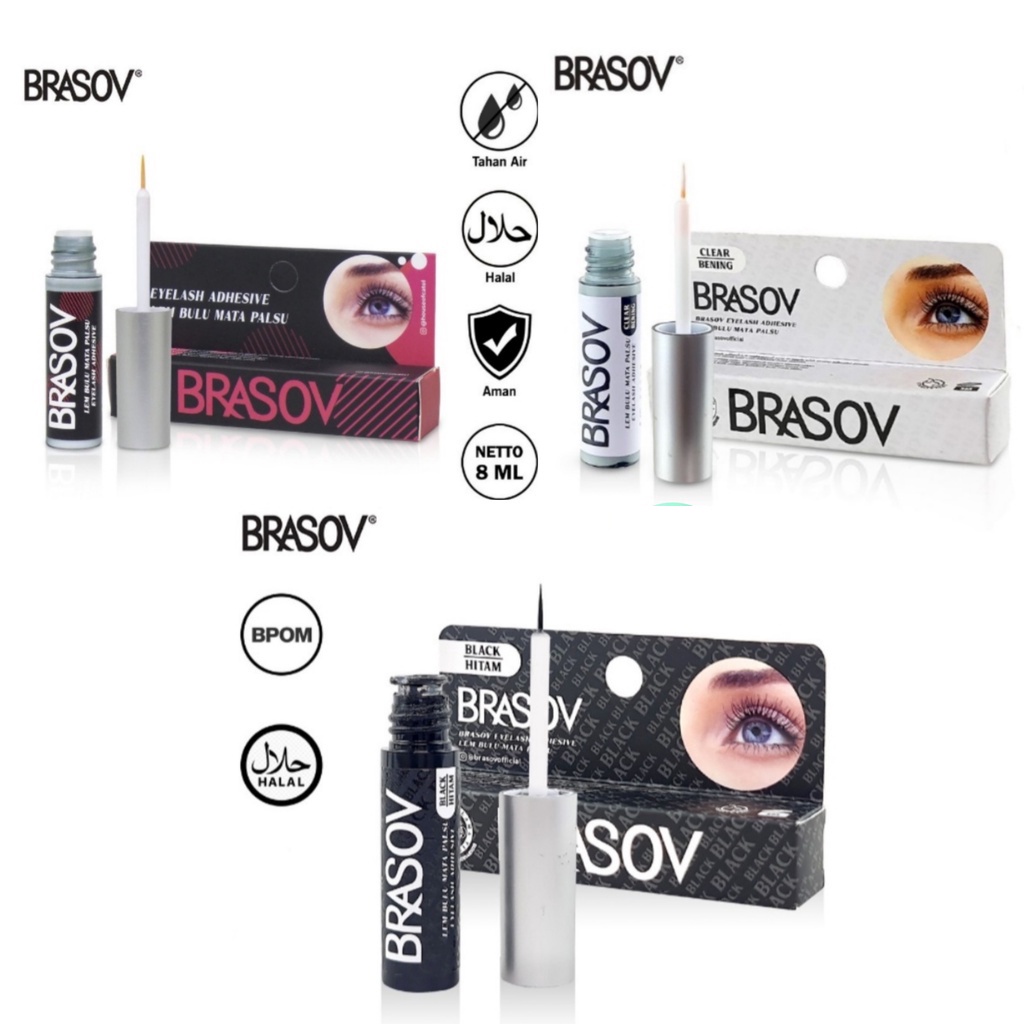 Brasov Eyelash Adhesive - Lem Bulu Mata Palsu