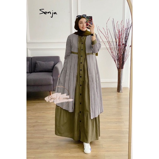 GRATIS SENJA DRESS ORIGINAL GAGIL FASHION GAMIS MAXY DRESS BAJU PAKAIAN BRANDED ORIGINAL GAGIL FASHI