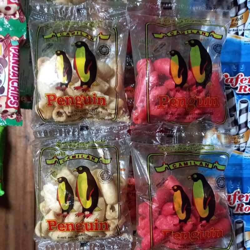 

‼️ KEMASAN BARU DAN LEBIH BESAR ‼️ Makaroni Penguin Isi 10 pcs