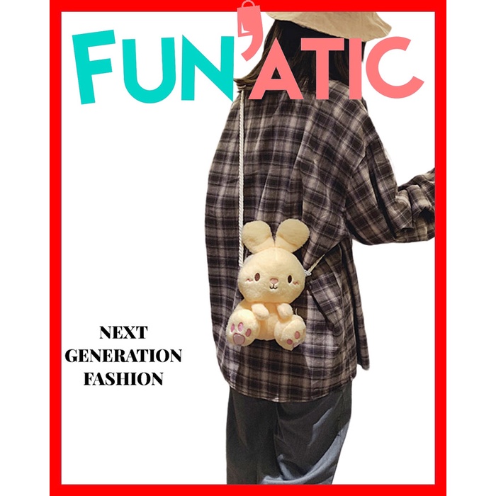 FUNATIC TAS BONEKA RABBIT TAS ANAK LUCU TAS WANITA REMAJA FA900