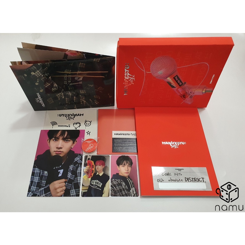 [UNSEALED/ SUDAH DIBUKA] ENHYPEN - MANIFESTO : DAY1 REGULER VERSI J PC HEESEUNG & JUNGWON