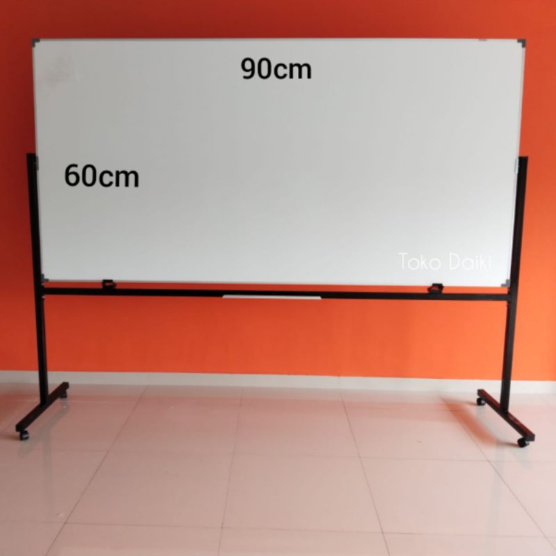 

whiteboard standing magnetik single face 60 x 90cm
