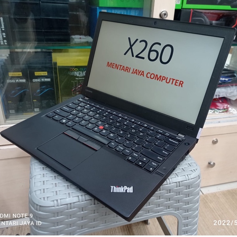 Laptop Second Lenovo Thinkpad Core i5 8GB 256GB SSD 12.5&quot; inch Win 10 Pro Murah Berkualitas Siap Pakai