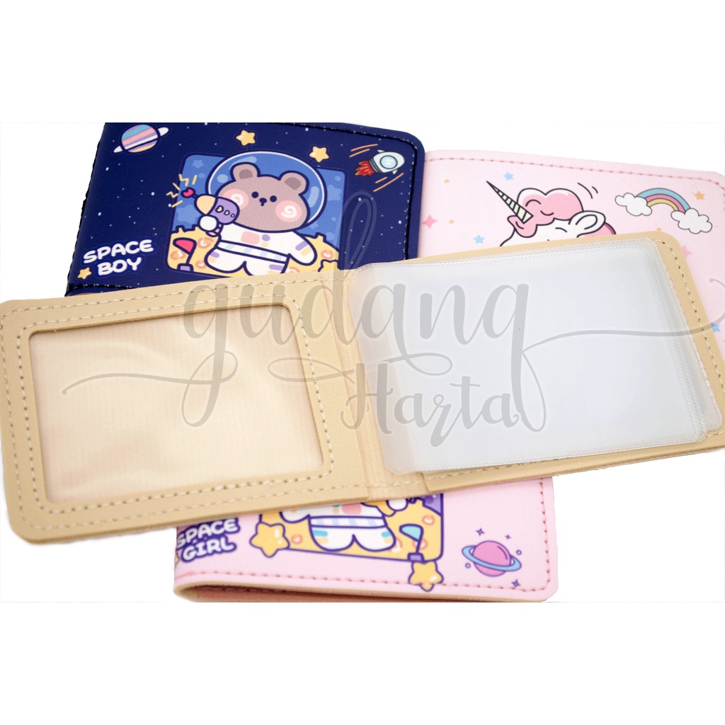 Dompet Kartu ISI 4 Karakter Purse Card Duck Mouse Dog Bear GH 403004