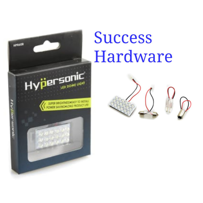 HYPERSONIC LAMPU KABIN MOBIL DOME LIGHT WHT HPR608