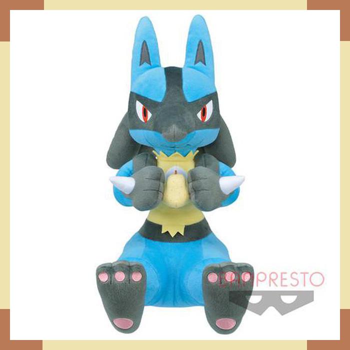 Boneka Plush Pokemon Lucario Banpresto Figure Lucario 46 CM Super Size