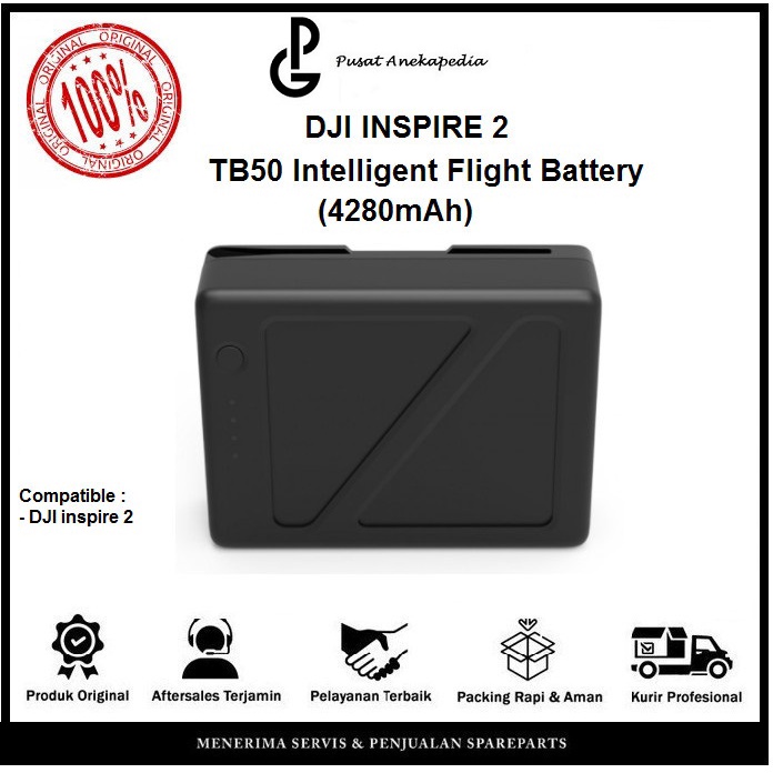 DJI Inspire 2 Battery - TB50 Intelligent Flight Battery (4280mAh) - Batre TB50 Dji Inspire 2