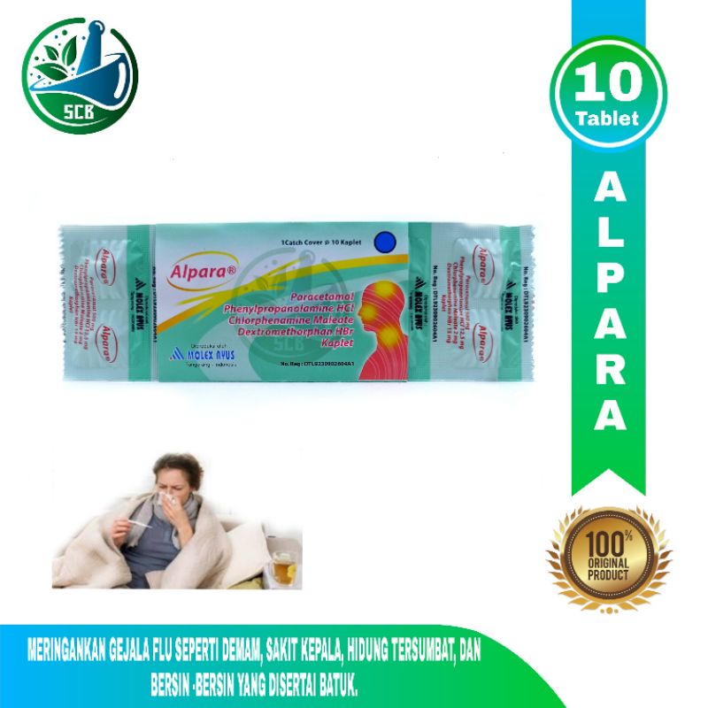 Alpara Tablet isi 10 tablet - Obat sakit kepala, flu & demam | pgmall