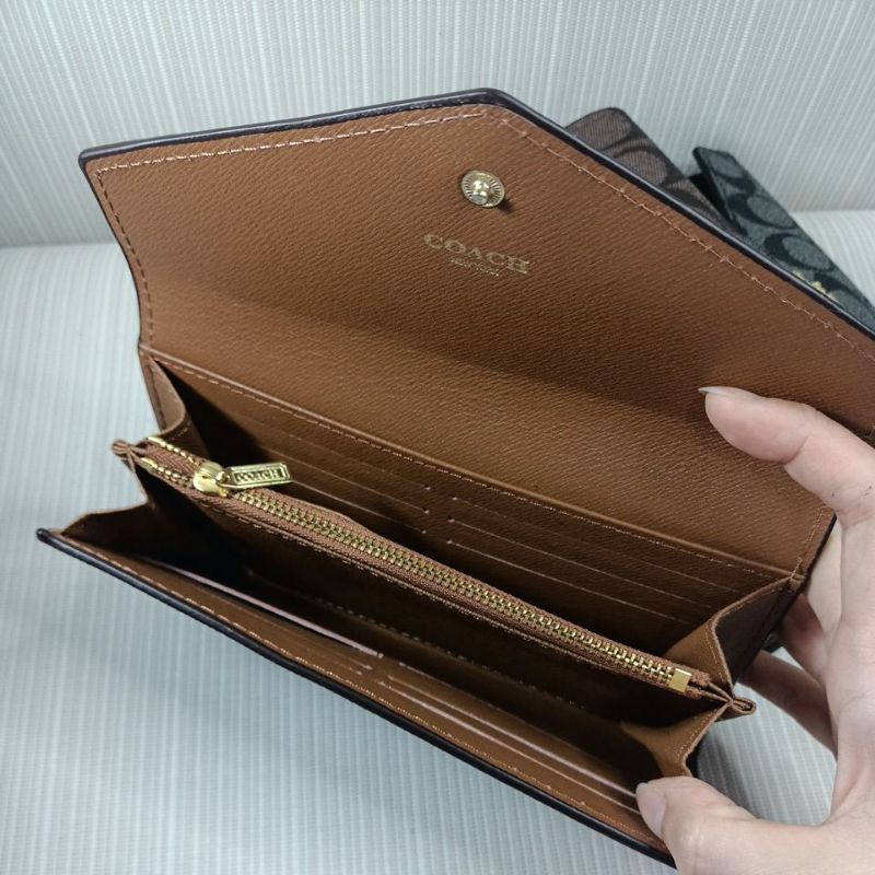 Dompet panjang kancing envelope wanita import premium