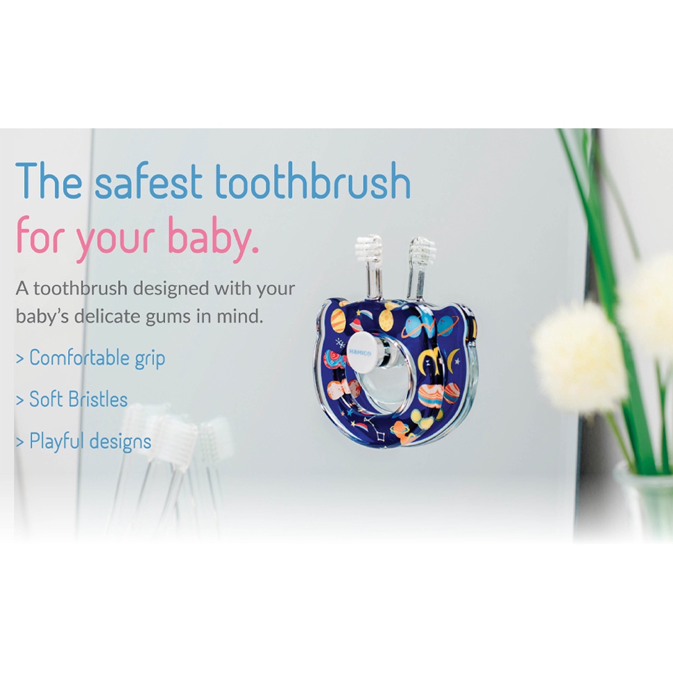 HAMICO Baby Toothbrush New York Series | Sikat Gigi Bayi