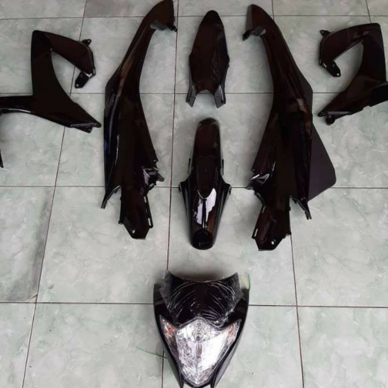 body set satria Fu fl warna hitam
